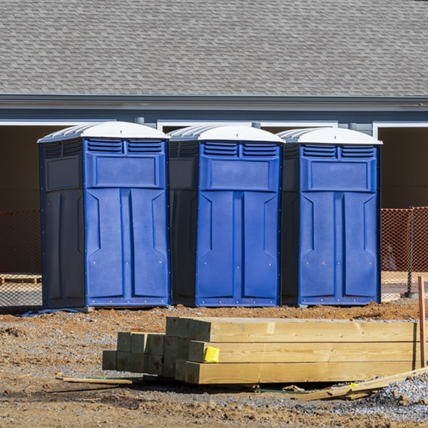 are there any restrictions on where i can place the portable restrooms during my rental period in Cass